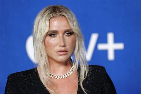 Kesha Puts on a Busty Display With Edgy Nearly Topless Look